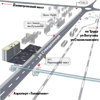 схема проезда